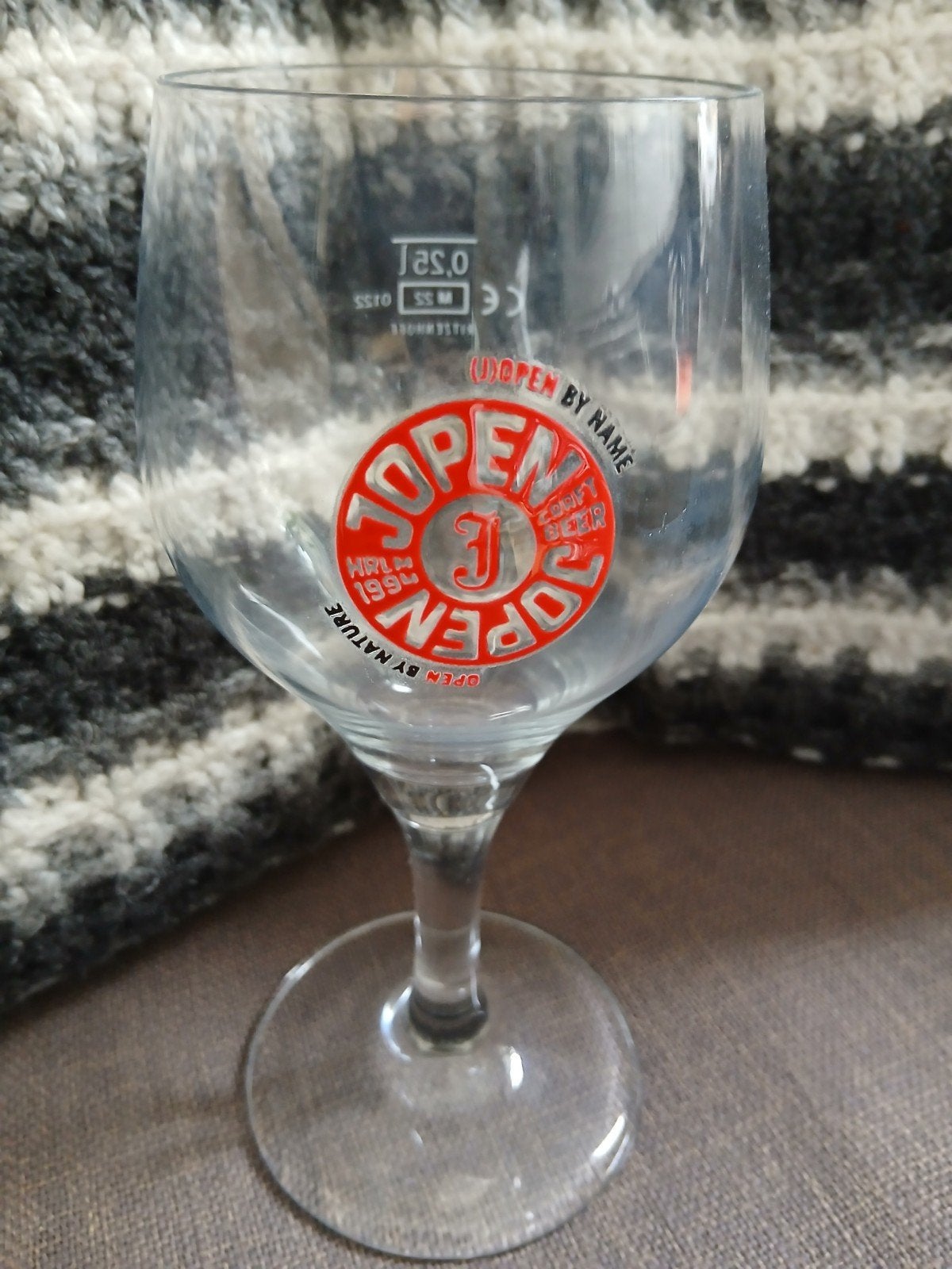 Jopen Bierglas 0,25L - Ritzenhoff, Ophalen, Zo goed als nieuw, Glas of Glazen, Overige merken