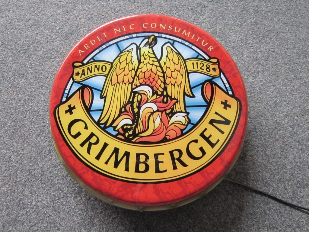 GRIMBERGEN BIER LICHTRECLAME, Ophalen, Zo goed als nieuw, Overige typen, Overige merken