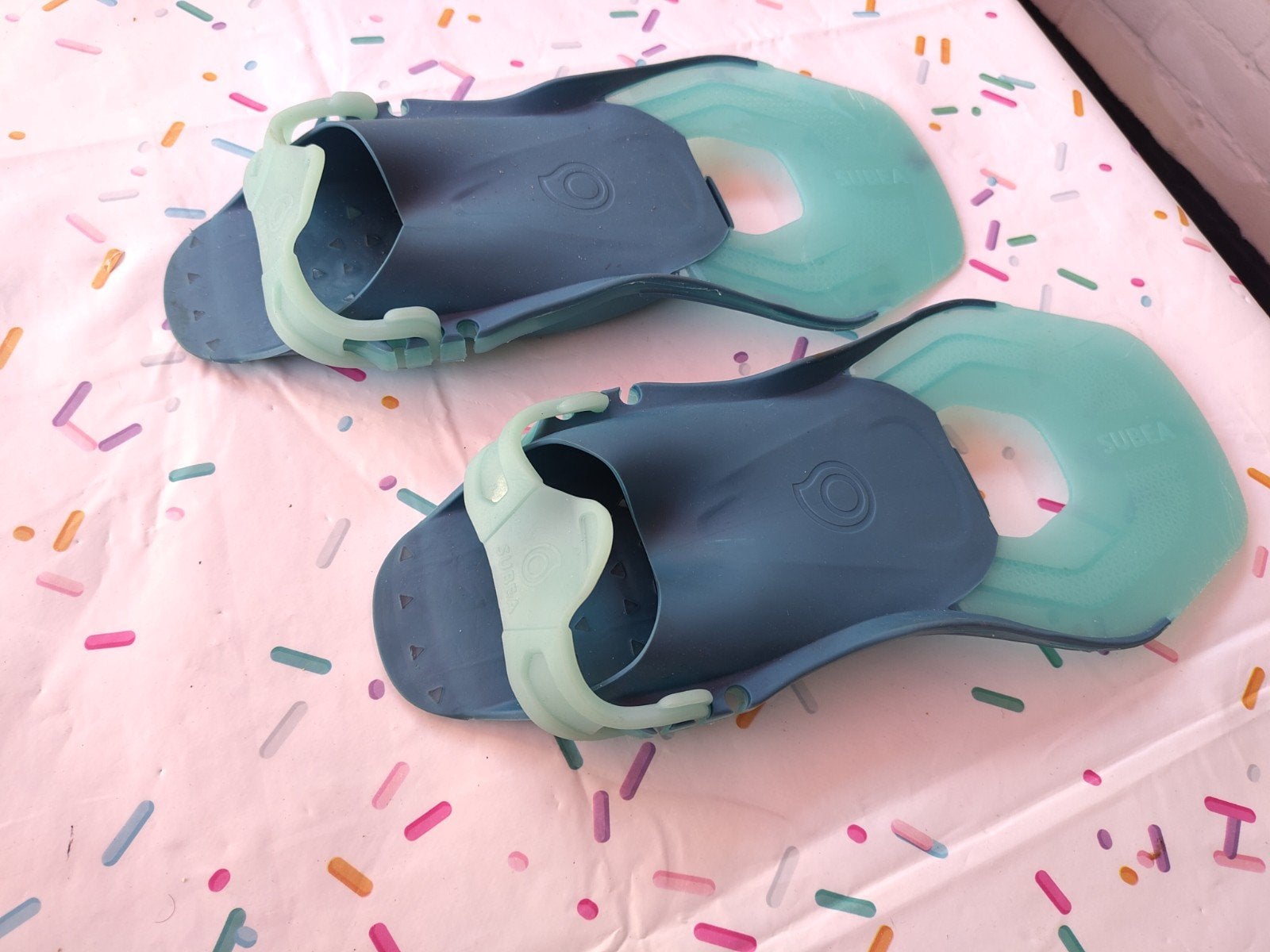 Flippers maat 32-35, Ophalen of Verzenden, Gebruikt, Snorkelvinnen