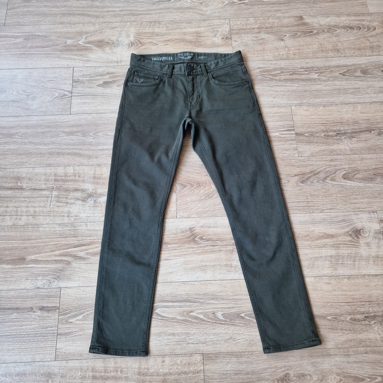 Pme Legend Tailwheel jeans maat 30/30. Strech. Groen., Overige kleuren, ., Pall Mall PME Legend, W32 (confectie 46) of kleiner