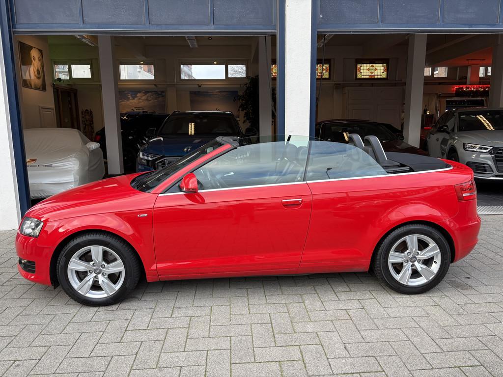 Audi A3 Cabriolet 2.0 TFSI Ambition Pro Line AUTOMAAT/S-LINE, Gebruikt, 4 cilinders, 4 stoelen, Bedrijf