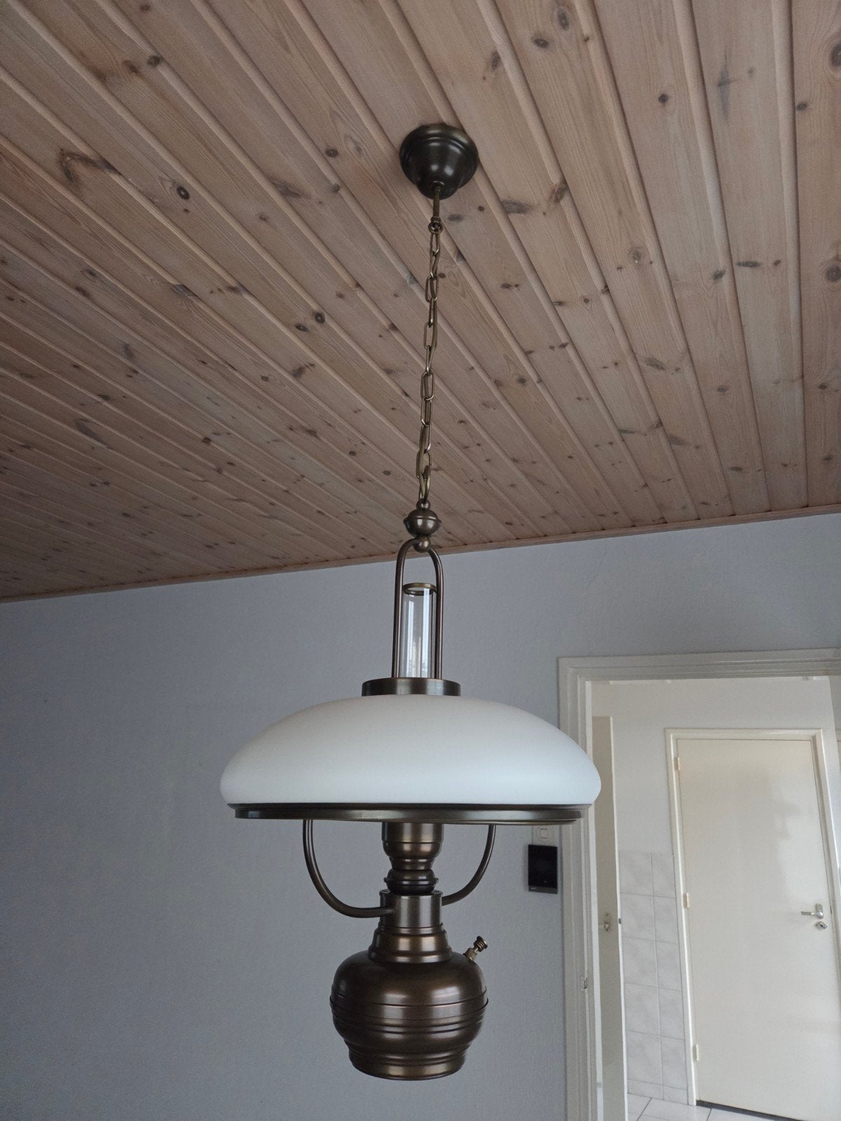 Hanglamp, Huis en Inrichting, Lampen | Hanglampen, Ophalen, Gebruikt, Overige materialen, Minder dan 50 cm