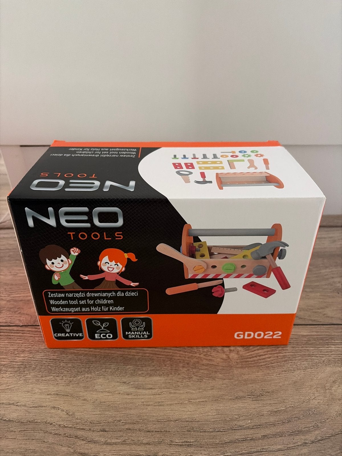 Neo Tools Houten Gereedschapset voor Kinderen - Nieuwstaat, Ophalen of Verzenden, Nieuw, Knutselen