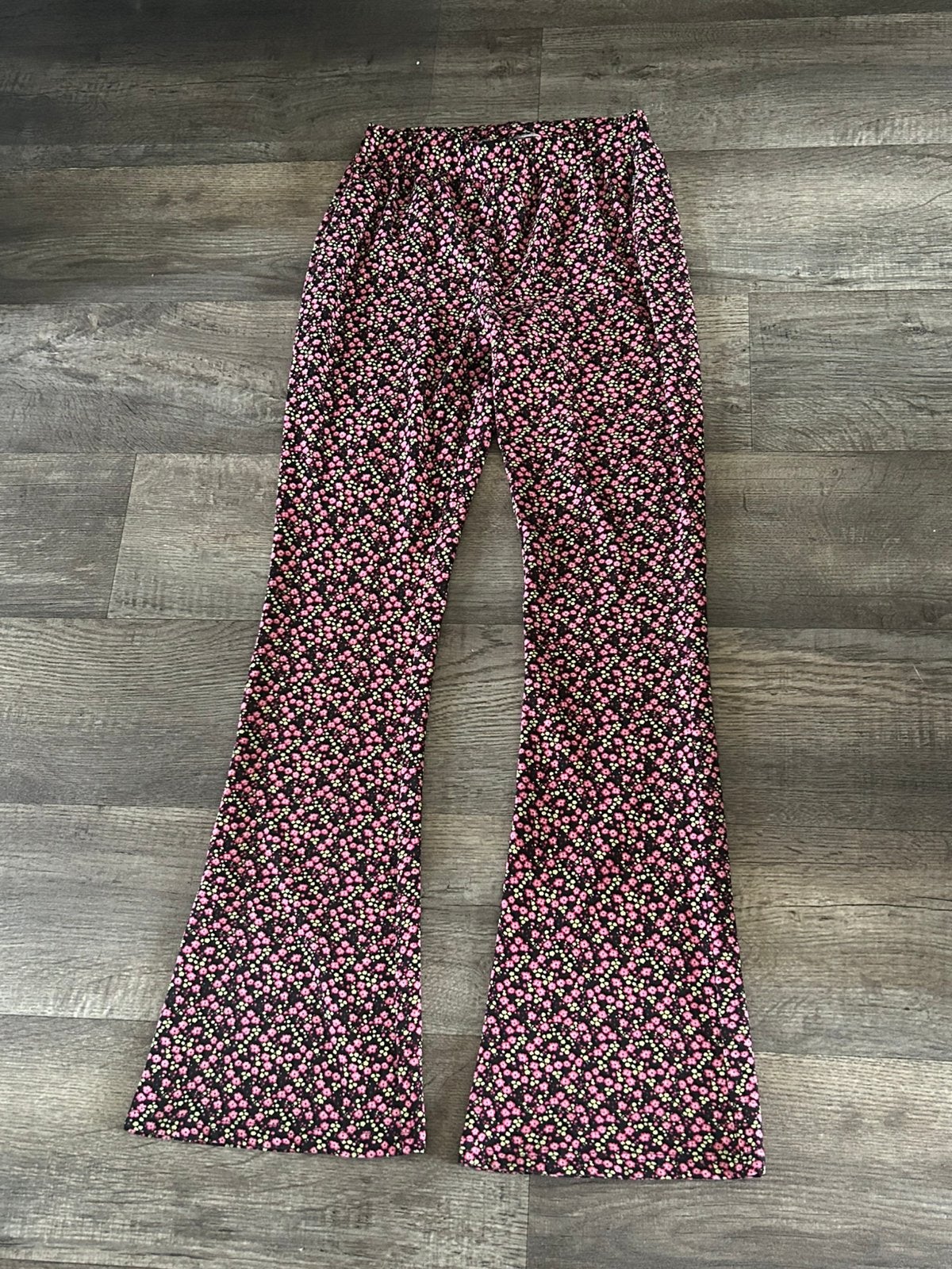 Colourful Rebel flared pants roze bloem, maat XL, Maat 46/48 (XL) of groter, Nieuw, Ophalen of Verzenden, Roze