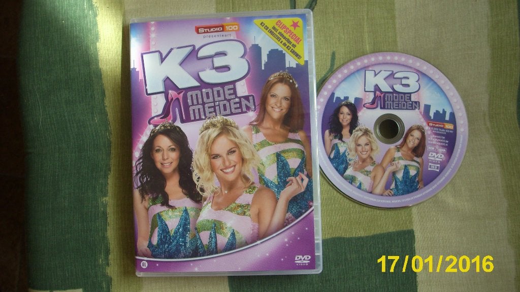 K3 Mode Meiden DVD - Studio 100, Cd's en Dvd's, Dvd's | Kinderen en Jeugd, Verzenden, Alle leeftijden, Overige genres, Zo goed als nieuw