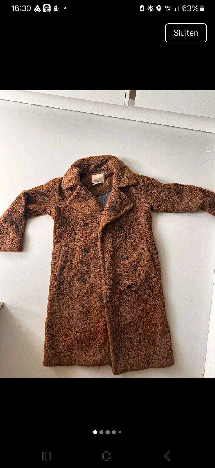 Sissy Boy wollen jas maat M, Maat 38/40 (M), Bruin, Ophalen of Verzenden, Sissy Boy