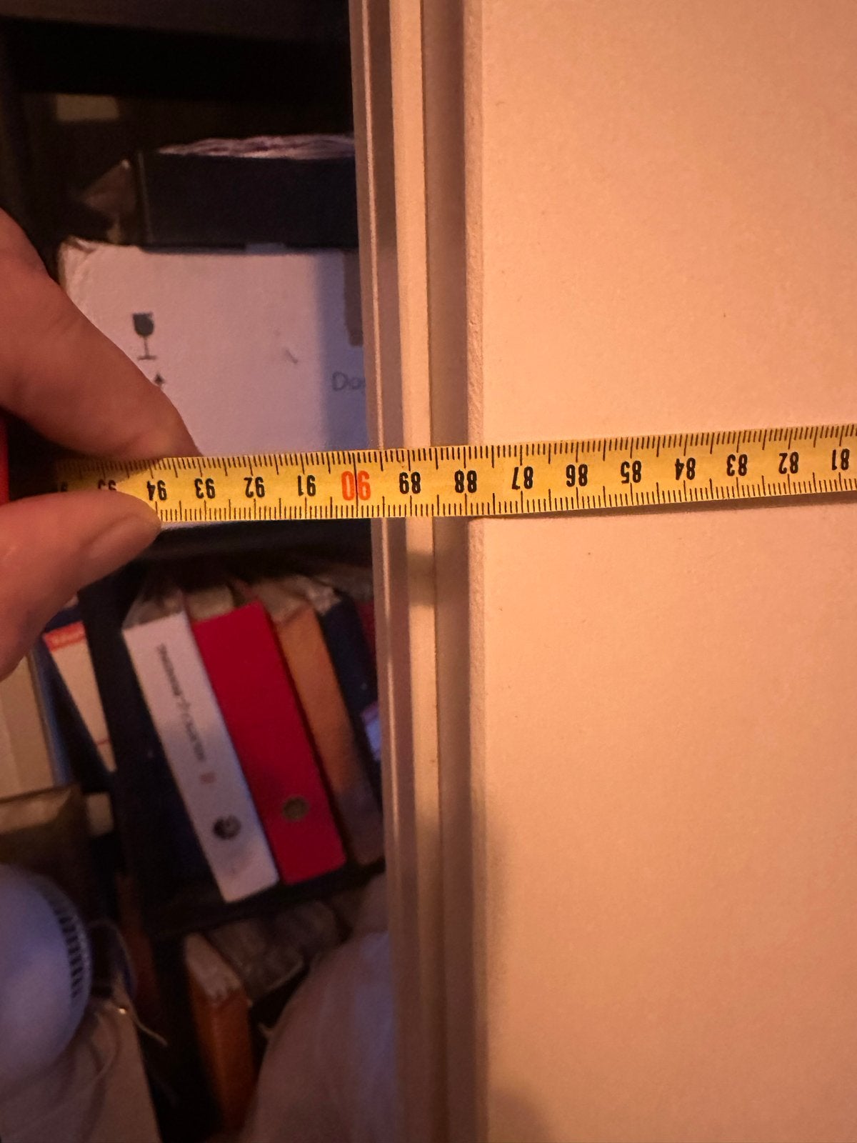 Schuifdeur voor kast of inloopkast - Wit, Ophalen, Overige materialen, Gebruikt, 200 cm of meer