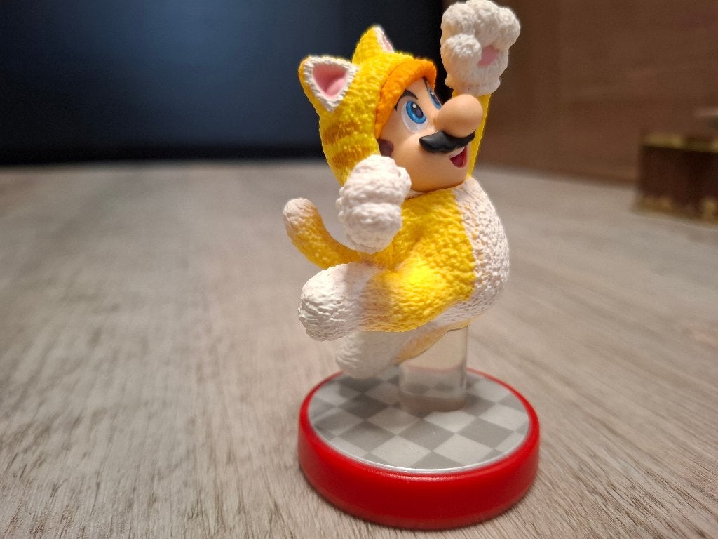 Nintendo Amiibo - Cat Mario (Super Mario), Ophalen of Verzenden, Zo goed als nieuw, Overige modellen, Overige typen