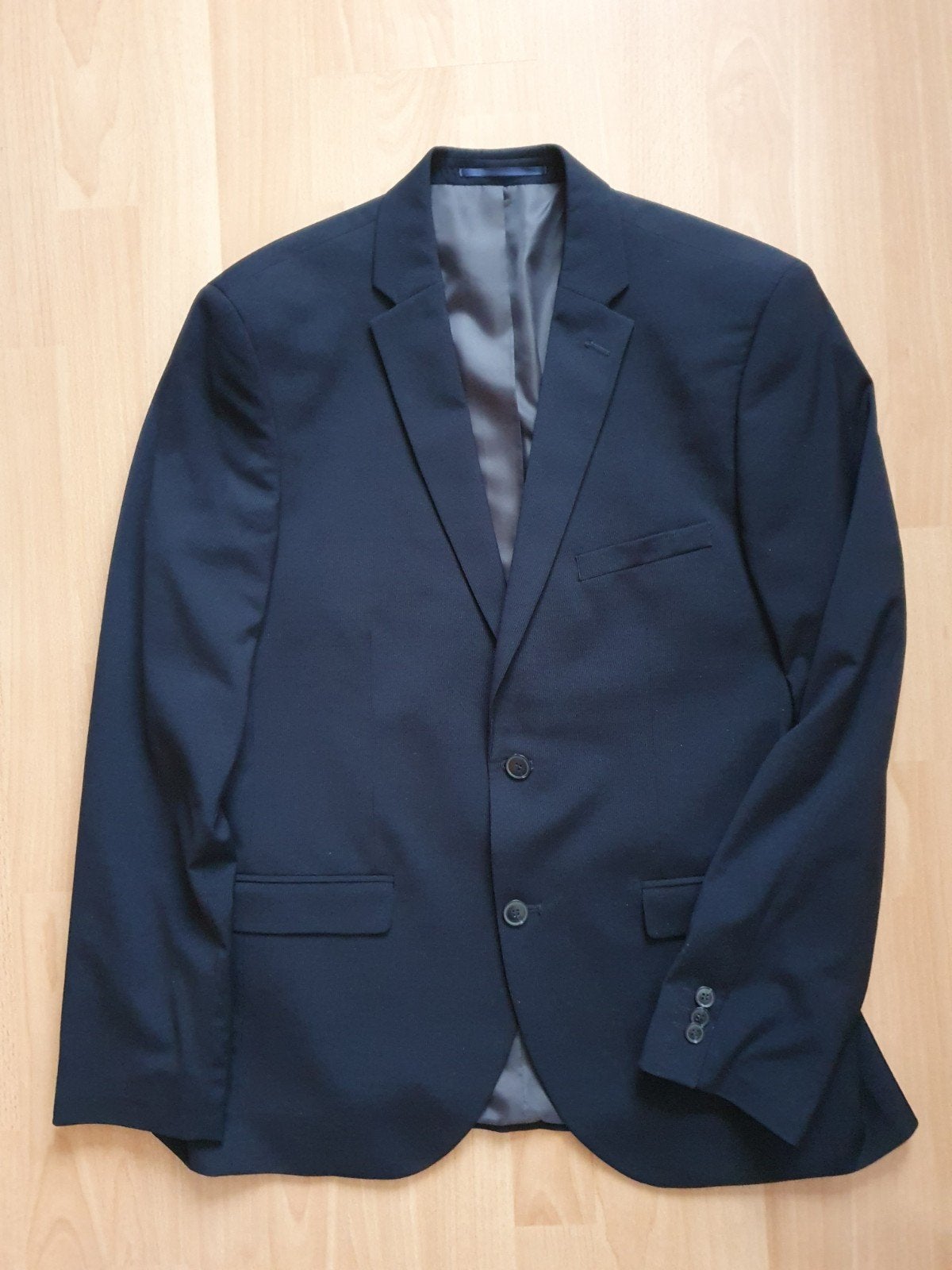 Keurig blauw colbert Angelo L. met dunne streep, slim fit, Ophalen of Verzenden, Zo goed als nieuw, Blauw