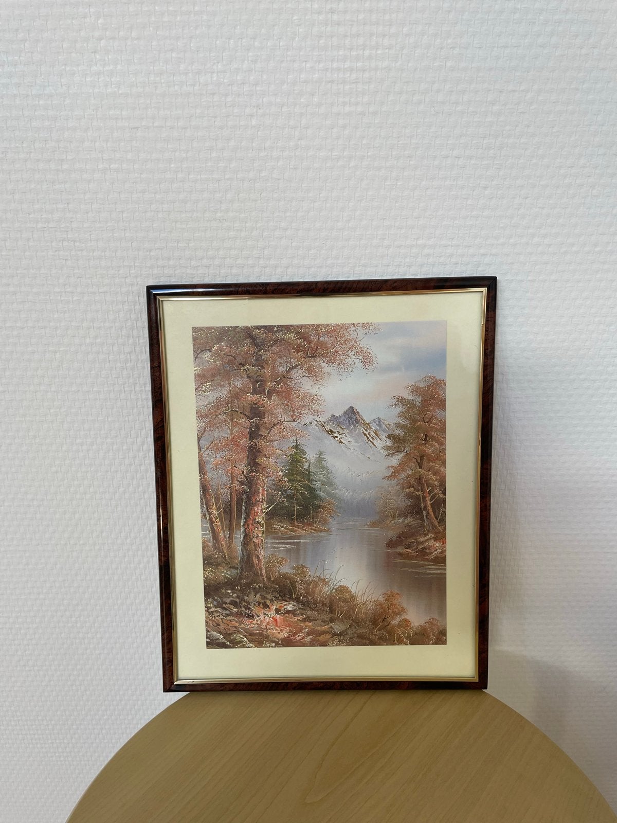 Twee ingelijste landschapsschilderijen, Realistisch, Ophalen of Verzenden, Landschap, Print