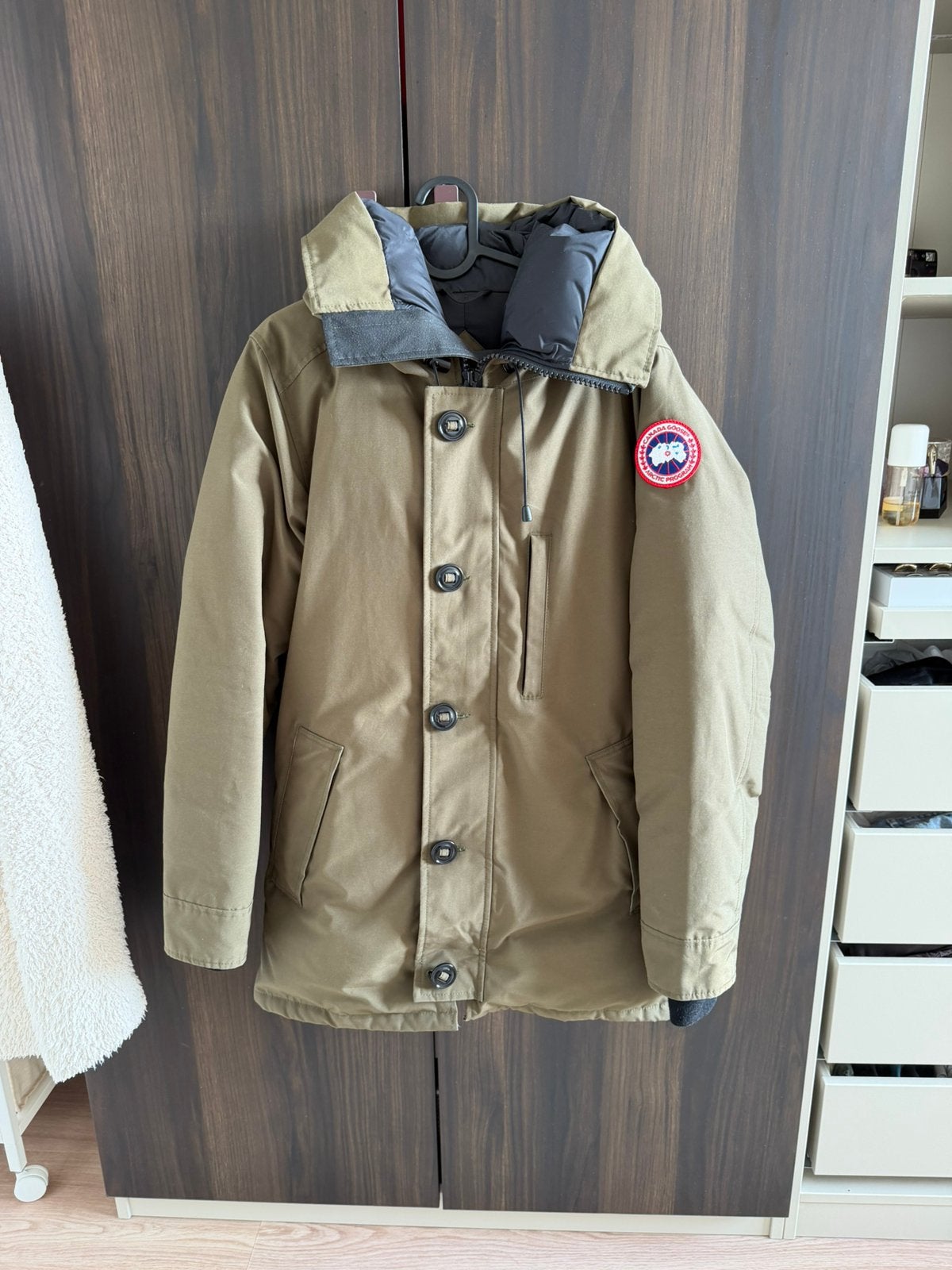 Canada Goose Parka S, Ophalen, Zo goed als nieuw, Maat 46 (S) of kleiner, Groen
