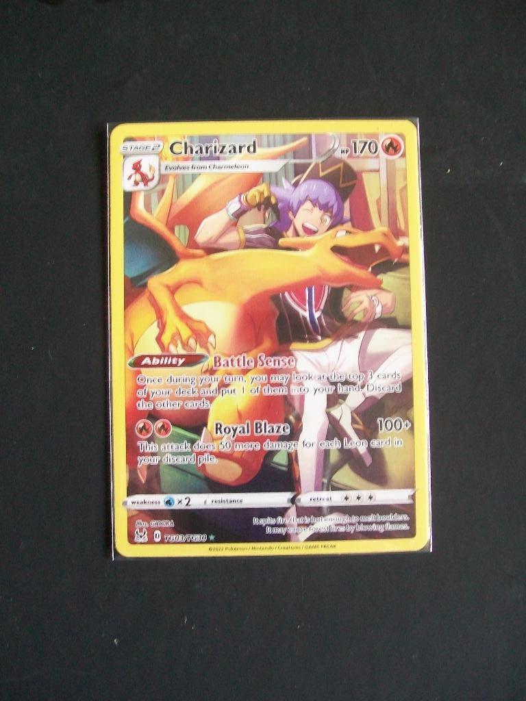 2344. Nieuwe Pokemon Kaart CHARIZARD hp 170 (TG03/TG30), Verzenden, Nieuw, Losse kaart, Foil