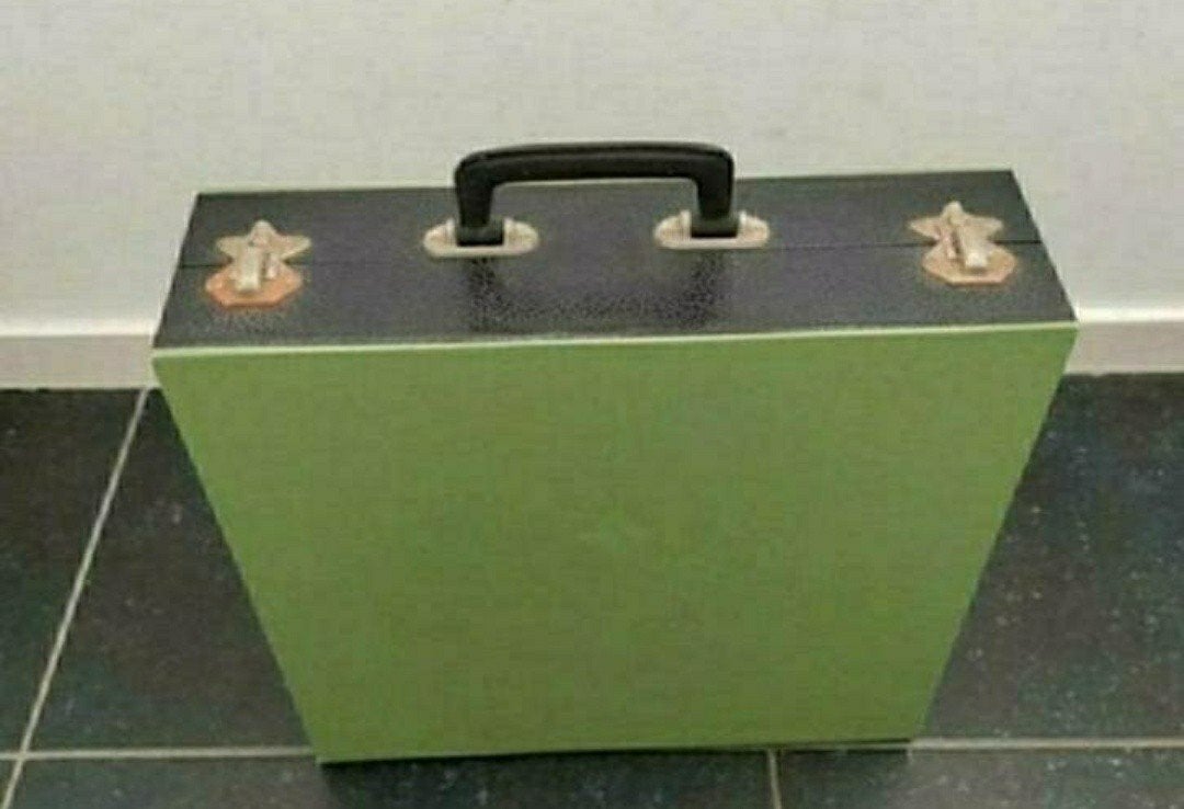 KOFFER,Harmonica,1960,LangspeelPlaat,Pickup,Vinyl,RETRO, Ophalen of Verzenden, 1960 - 1969, Zo goed als nieuw