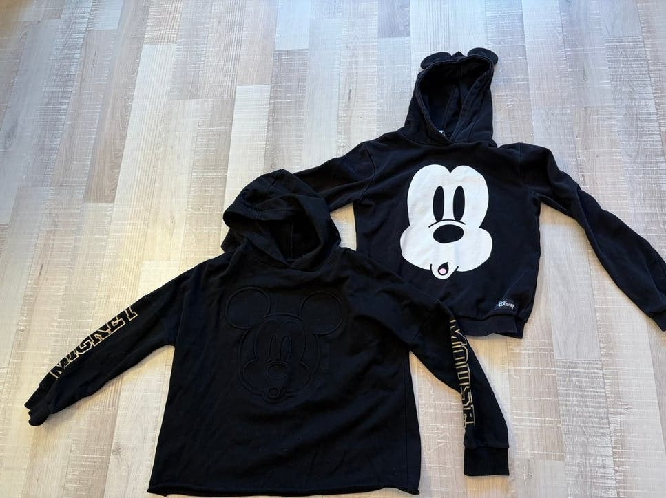 Twee originele Disney truien/hoodies - Maat 158-164, Ophalen of Verzenden, Gebruikt, Jongen of Meisje, Trui of Vest