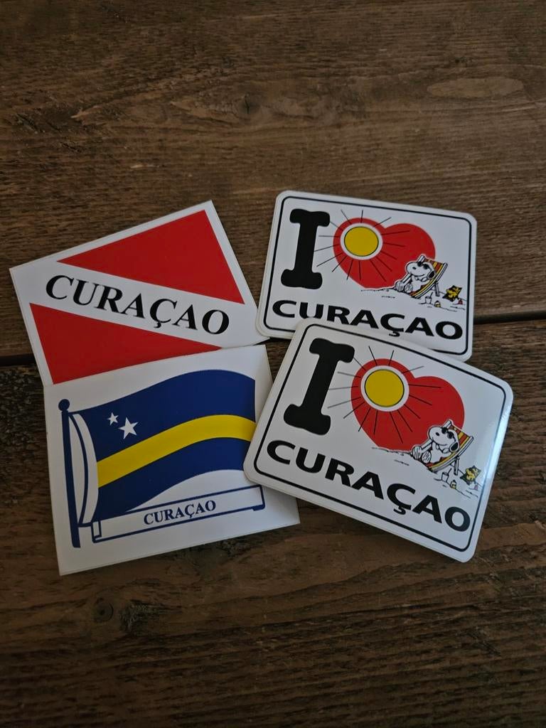 Curaçao stickers, Ophalen of Verzenden, Zo goed als nieuw
