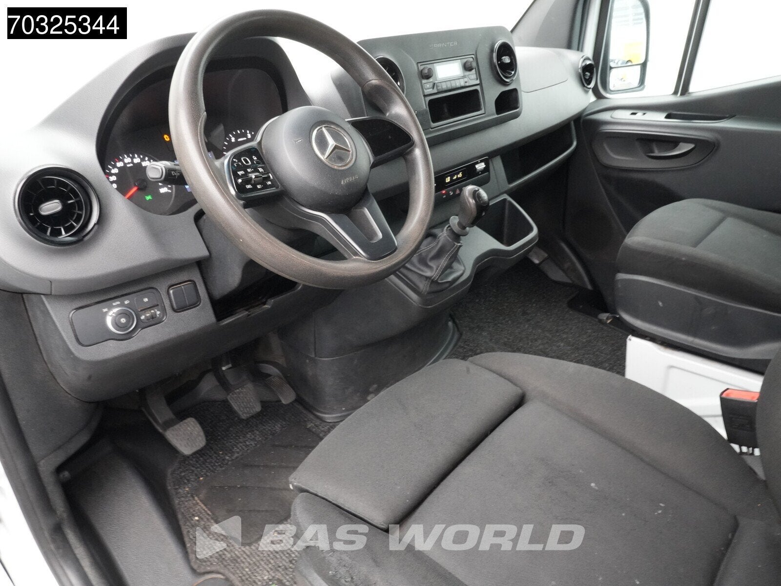 Mercedes Sprinter 514 CDI Dubbel Cabine Kipper 3,5t Trekhaak, Auto's, Bestelauto's, Stof, Gebruikt, Euro 6, Wit