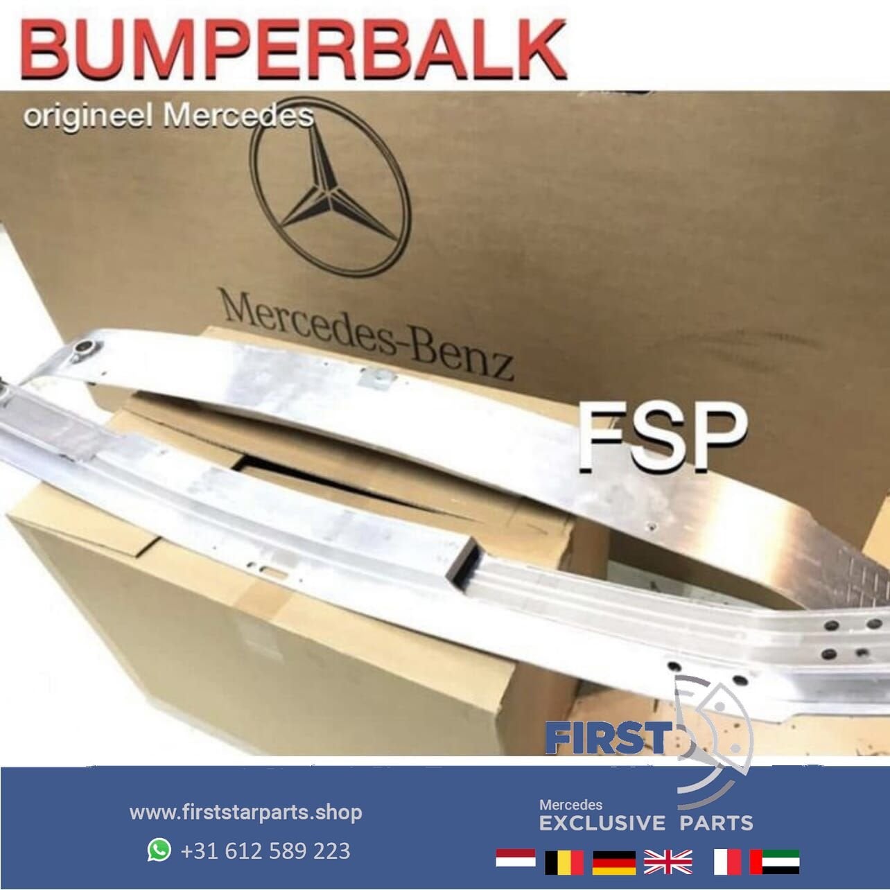 A1776202800 W118 CLA BUMPER BALK Mercedes CLA Klasse 2018-20, Auto-onderdelen, Gebruikt, -, Voor, Ophalen of Verzenden