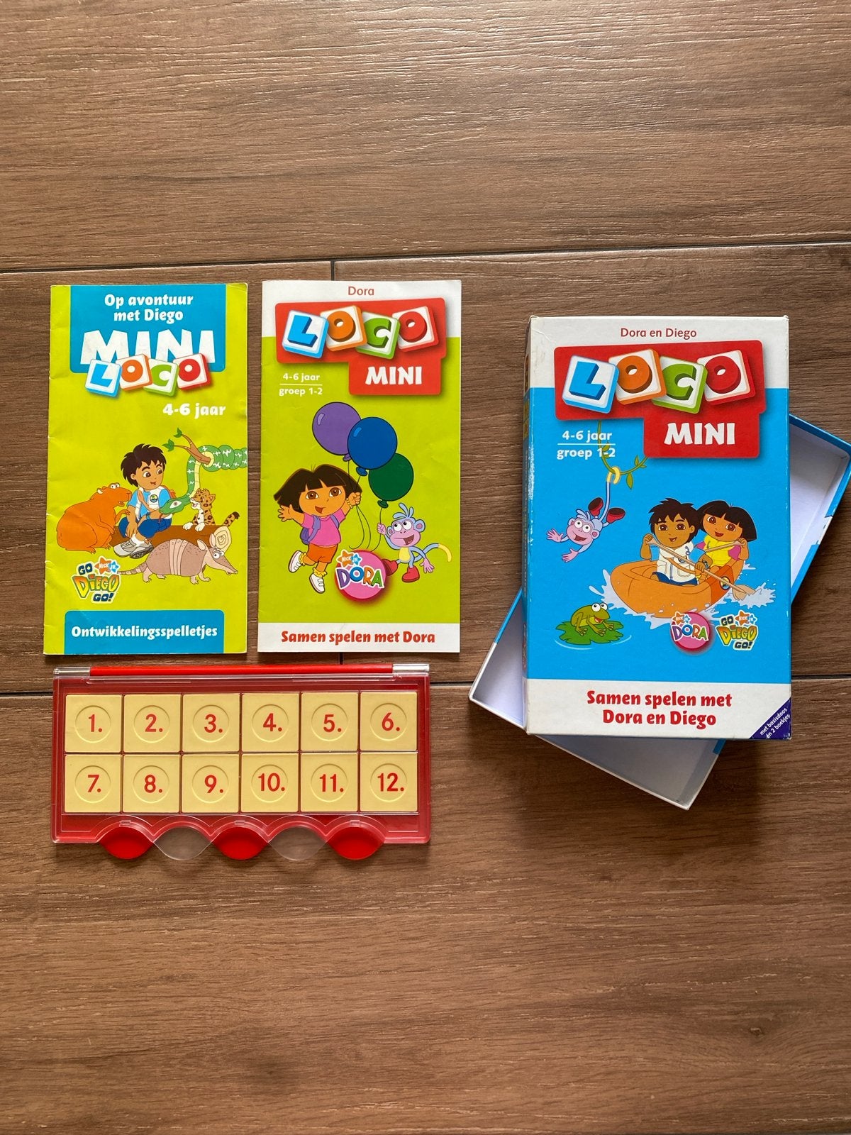 Mini Loco Dora & Diego Leerspel 4-6 jaar, Ophalen of Verzenden, Gebruikt, Puzzelen