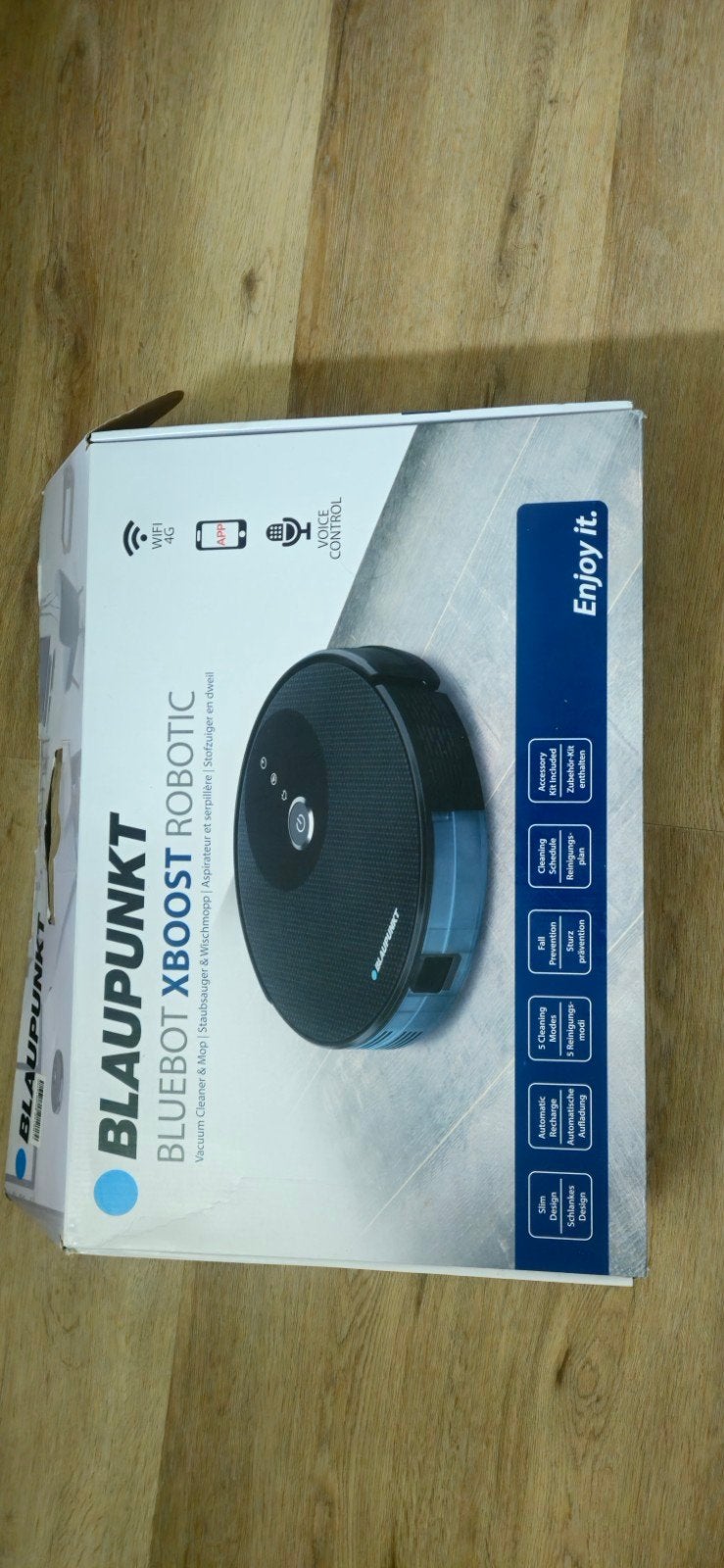 Blaupunkt Bluebot XBOOST Robotstofzuiger - Weinig gebruikt, Ophalen of Verzenden, Gebruikt