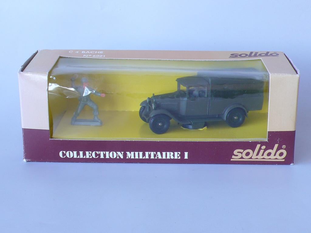 Citroën C4 bache legerwagen - Solido Militaire 1:43, Ophalen of Verzenden, Nieuw, Auto, Solido