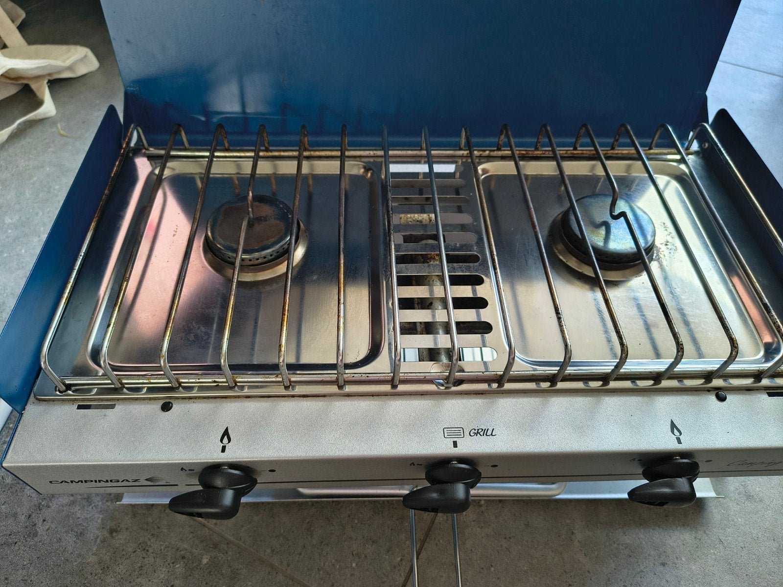 Campingaz Camping Chef gasfornuis met grill, Ophalen