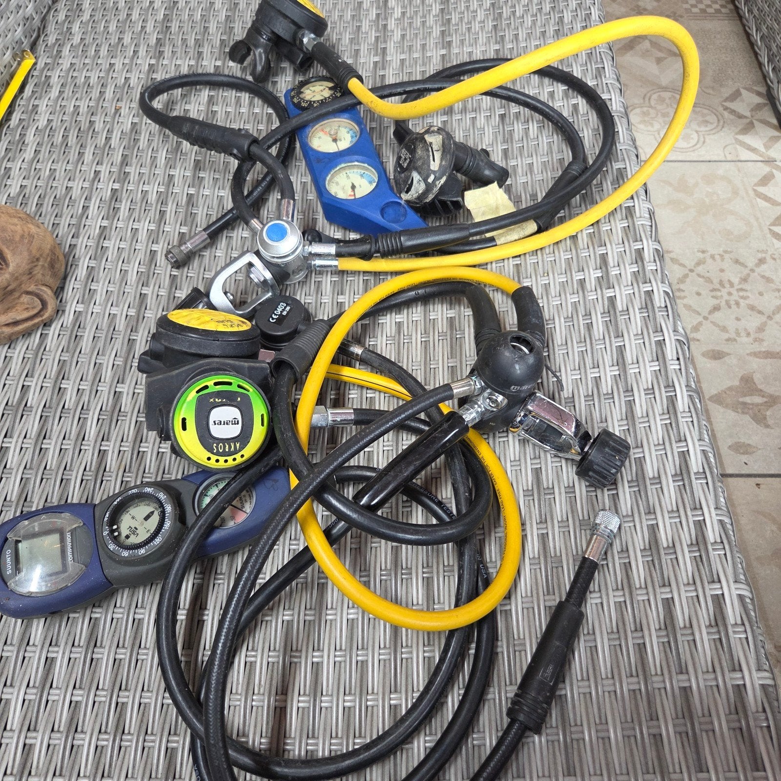 Duikuitrusting: Mares Akros, Seac Sub, Suunto, Ophalen of Verzenden, Gebruikt