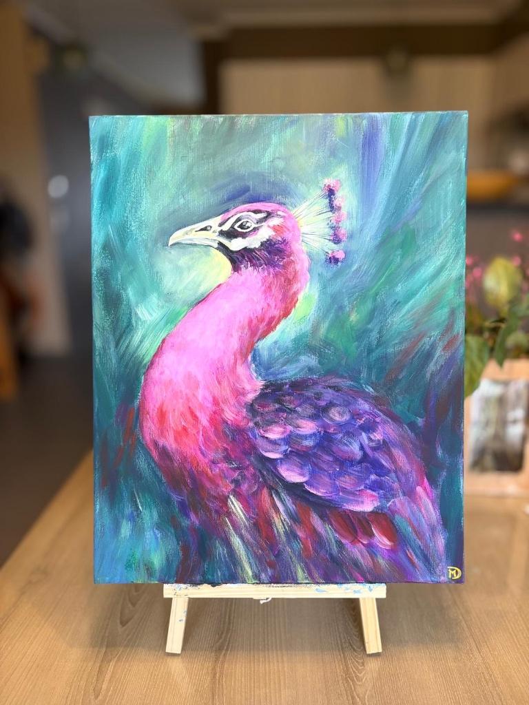 Schilderij acryl, Antiek en Kunst, Ophalen of Verzenden