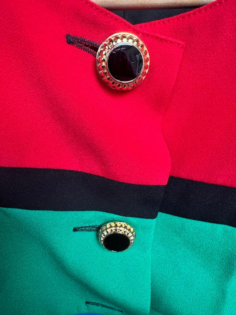 Fink Modell Vintage Kleding Set - Jasje en Rok Maat 42, Kostuum of Pak, Maat 42/44 (L), Ophalen of Verzenden, Gedragen