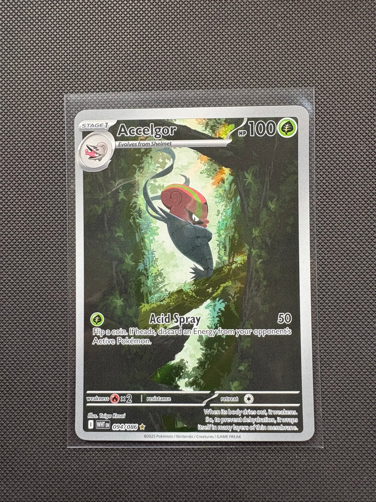 Accelgor #094 white flare, Ophalen of Verzenden, Zo goed als nieuw