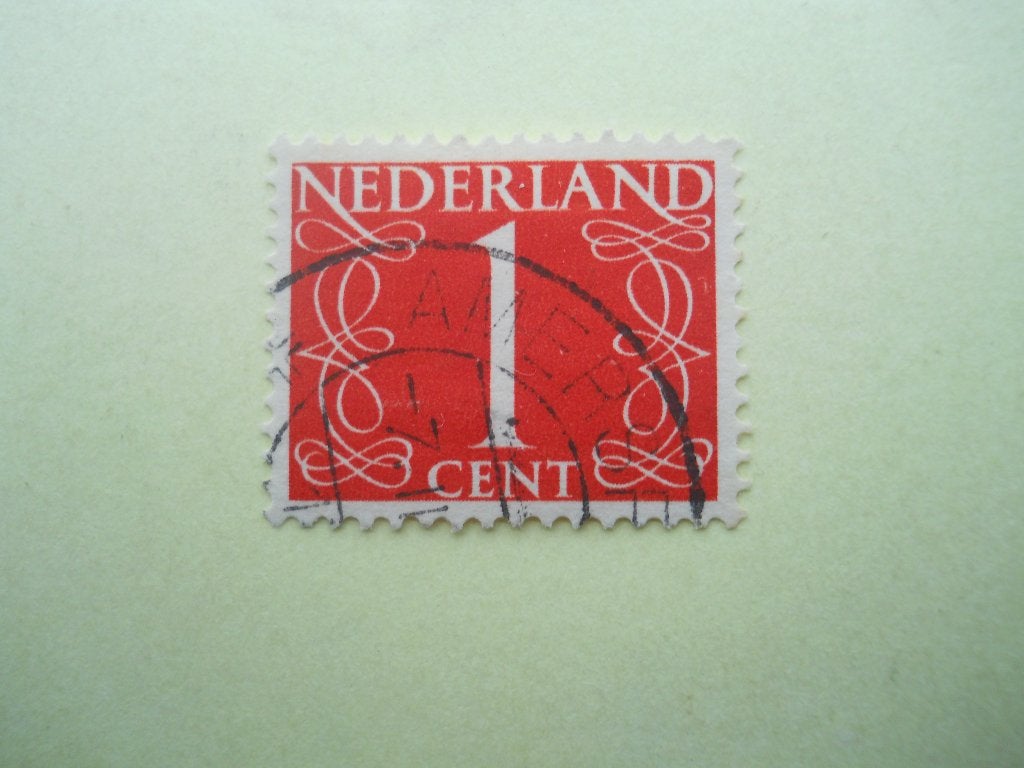 Nederland 1946 Cijfer Rondstempel Amersfoort, Postzegels en Munten, Ophalen of Verzenden, Na 1940, Gestempeld