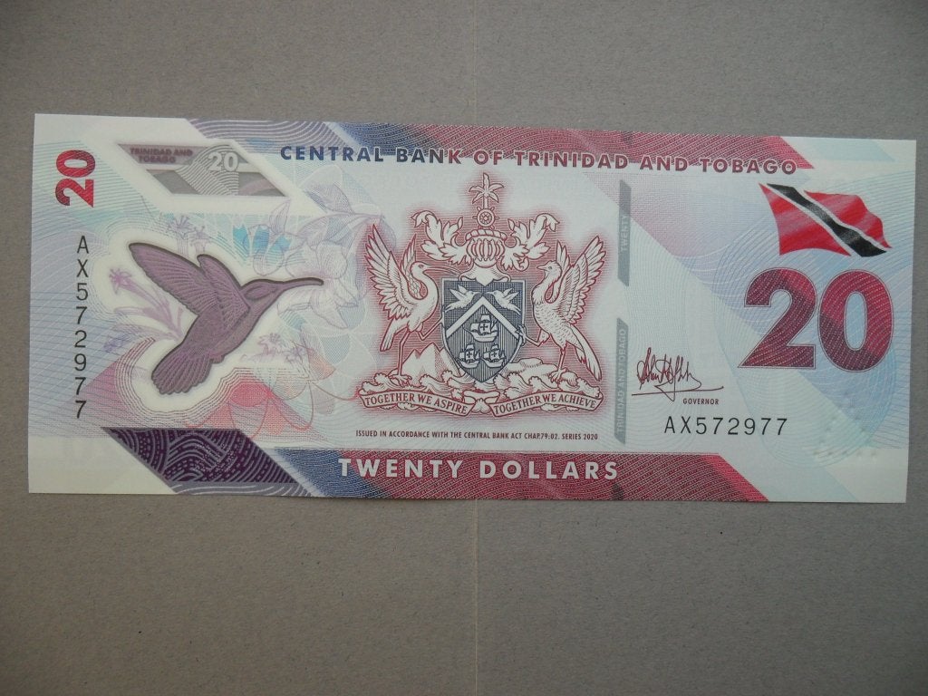 Trinidad en Tobago #W63 [2020] / 20 dollars UNC, Verzenden, Noord-Amerika, Los biljet