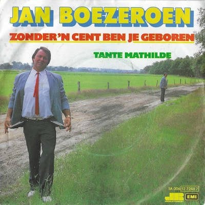 JAN BOEZEROEN  1985  VAN WELEER !!! B1990, Ophalen of Verzenden, Gebruikt, 7 inch, Pop