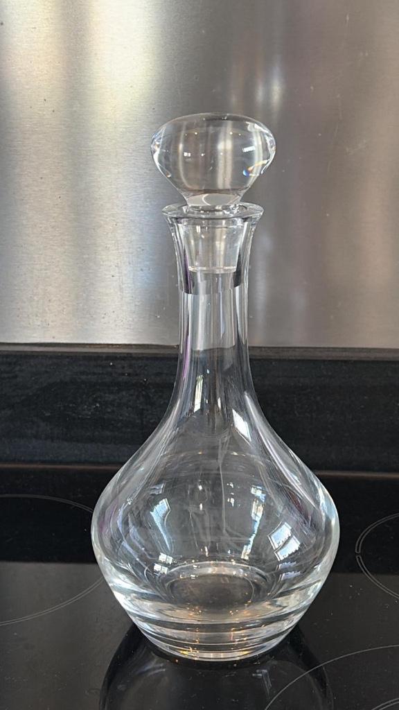 Glazen karaf met stop – wijn / whisky decanteerfles, Ophalen of Verzenden