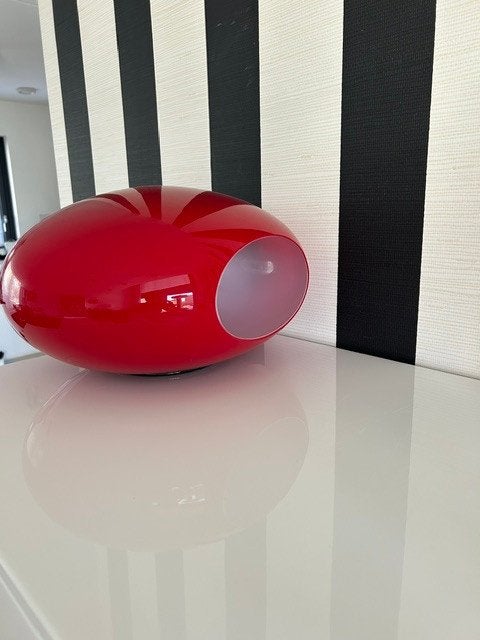 Tafellamp Pebble L rood, Overige merken, 20 cm, Overige fittingen, Ophalen of Verzenden