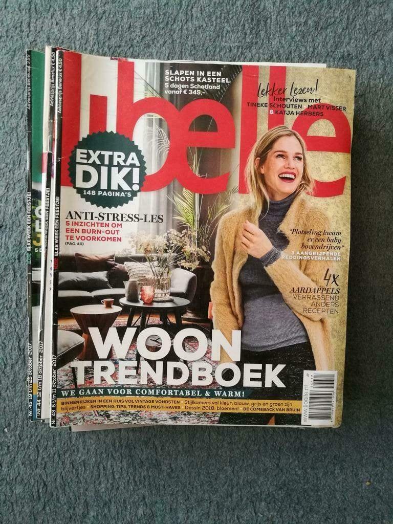 Libelle diverse nummers jaargang 2017, 2019, 2020, 2021, Ophalen, Gelezen, Damesbladen