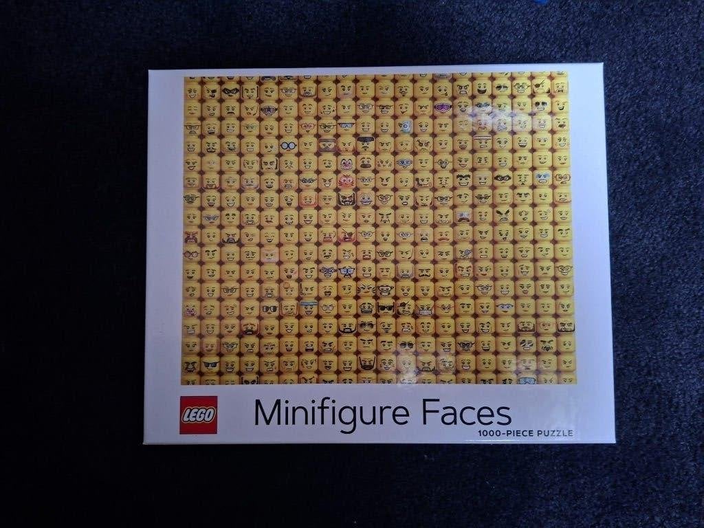 Puzzel Lego Minifigures, Ophalen of Verzenden, 500 t/m 1500 stukjes, Zo goed als nieuw, Legpuzzel