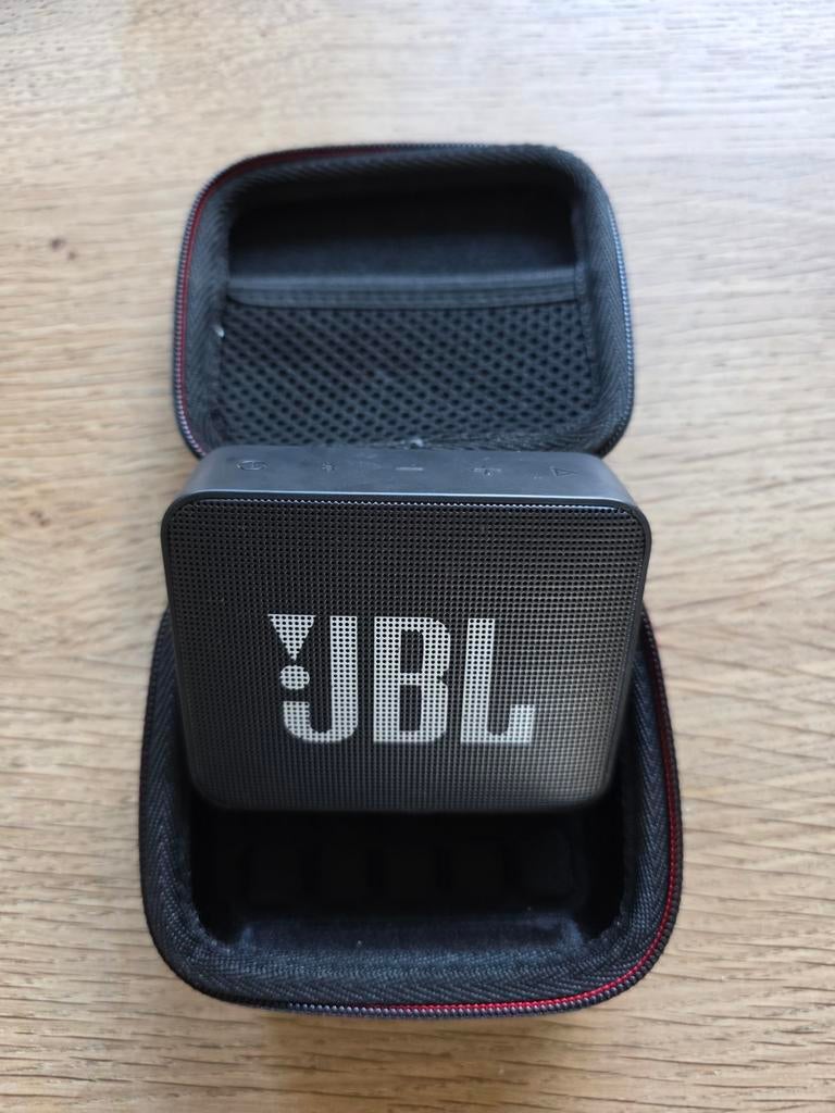 JBL GO2 Bluetooth Speaker met Hoesje - Zwart, Ophalen, JBL, Overige typen, Zo goed als nieuw