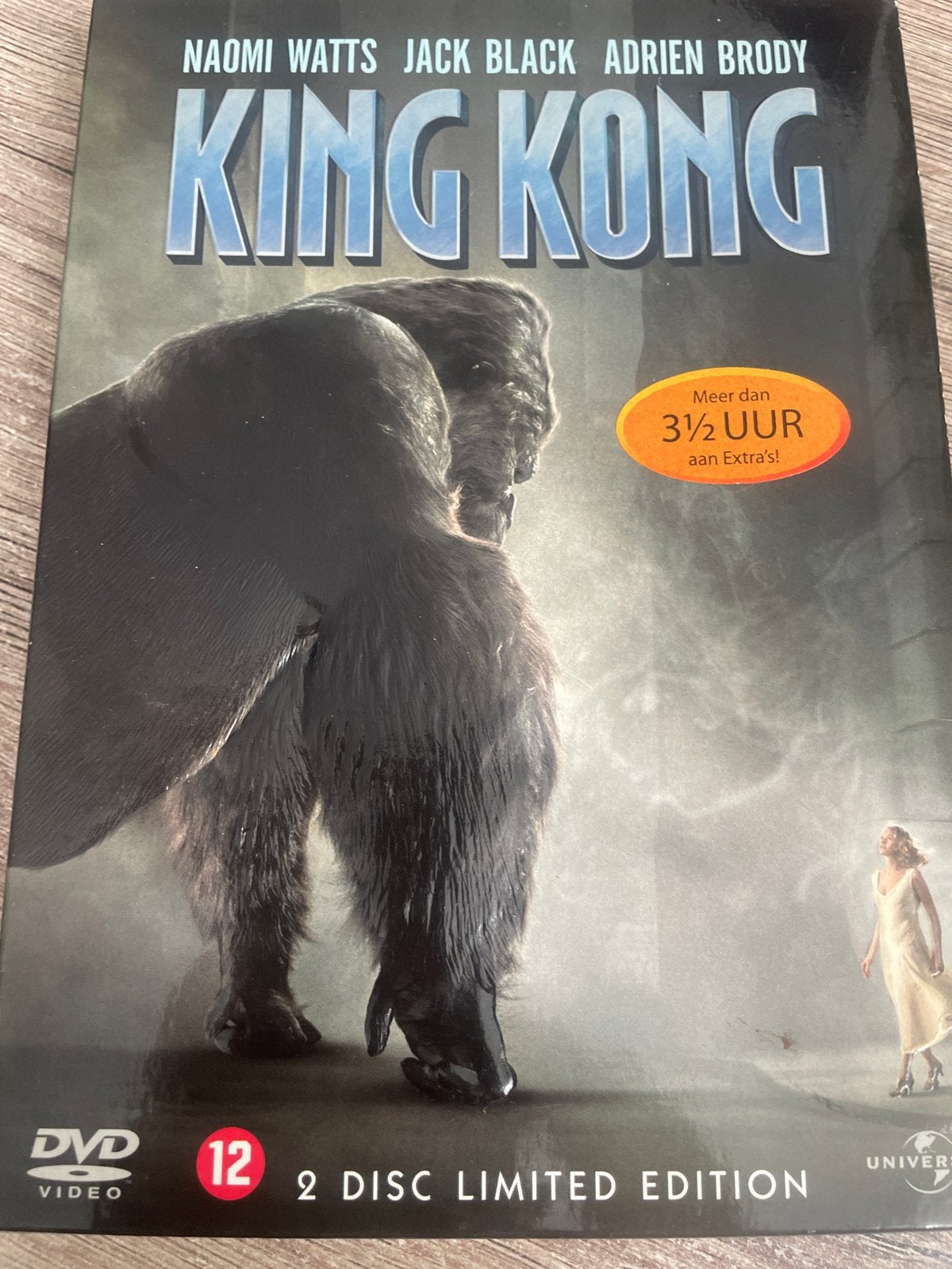 King Kong - 2 Disc Limited Edition DVD, Nederlands, Ophalen of Verzenden, Zo goed als nieuw, Vanaf 12 jaar