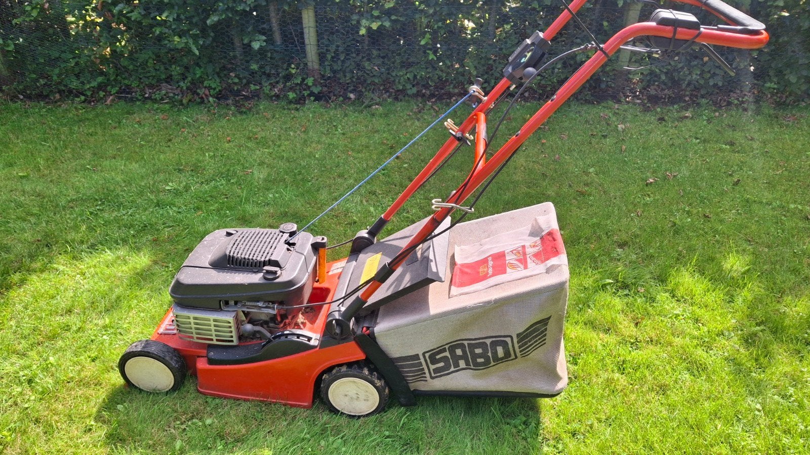 Sabo Turbo Star 43-OHV A Benzine Grasmaaier, Cirkelmaaier, Gebruikt, Benzine-grasmaaier, 40 t/m 49 cm