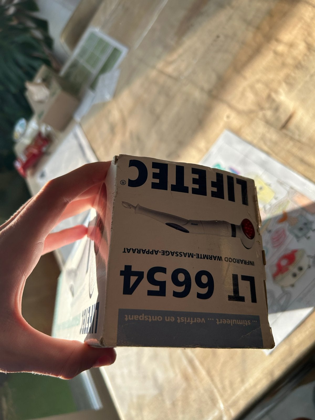 Lifetec Infrarood Warmte Massage Apparaat LT6654, Ophalen of Verzenden, Zo goed als nieuw, Apparaat