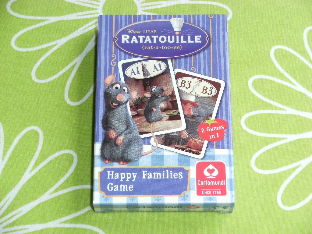Nieuw Ratatouille kwartet  - Happy Families Game, Ophalen of Verzenden, Nieuw, Kwartet(ten)