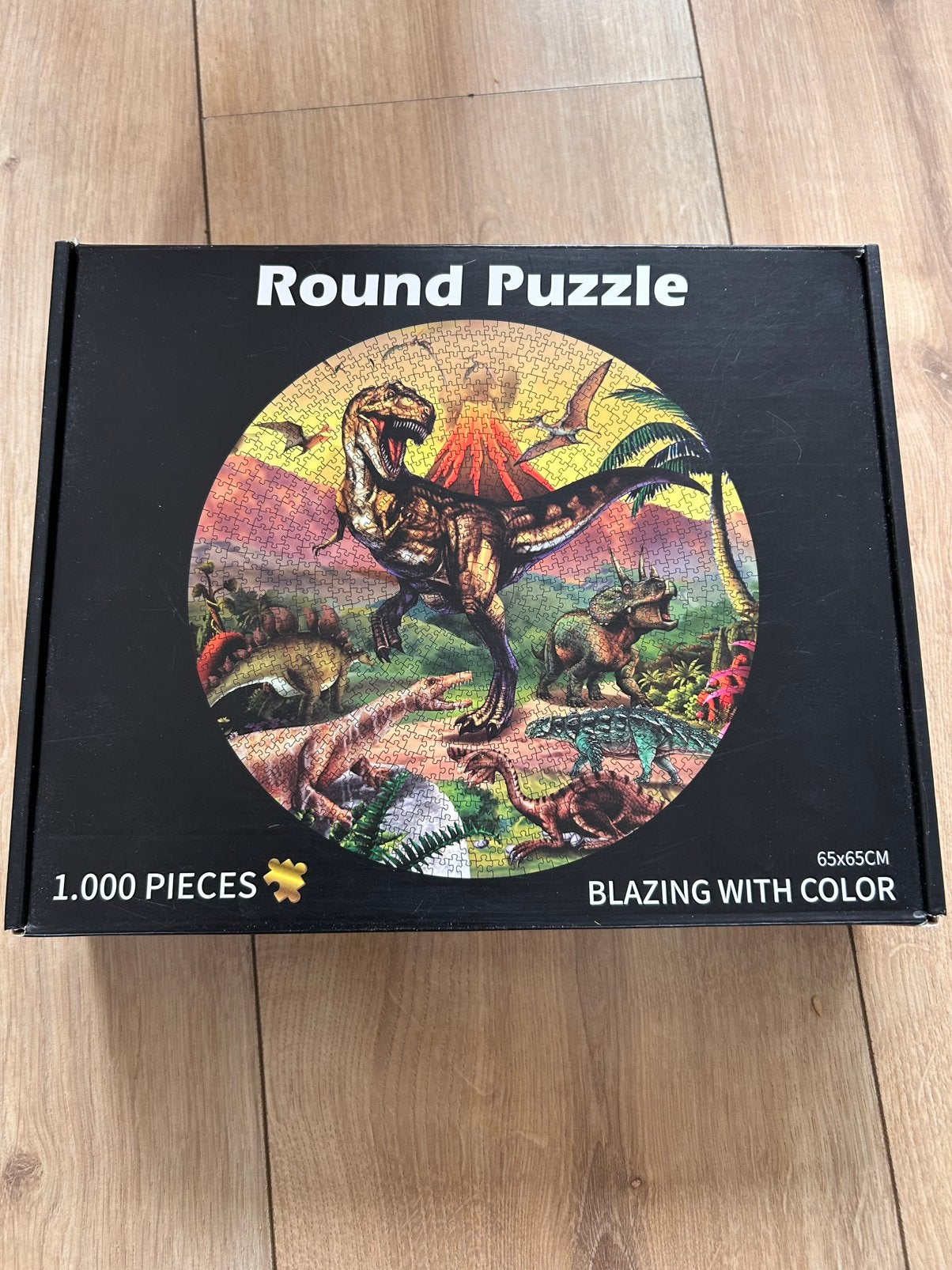 Puzzle dinosaurus 1000 stukjes, Ophalen of Verzenden, 500 t/m 1500 stukjes, Zo goed als nieuw