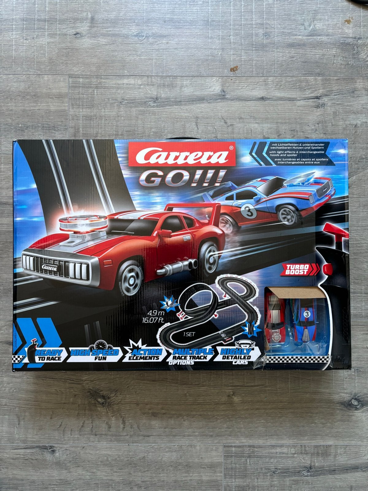 Carrera GO!Racebaan Turbo Boost, Racebaan, Carrera, Ophalen of Verzenden, Zo goed als nieuw