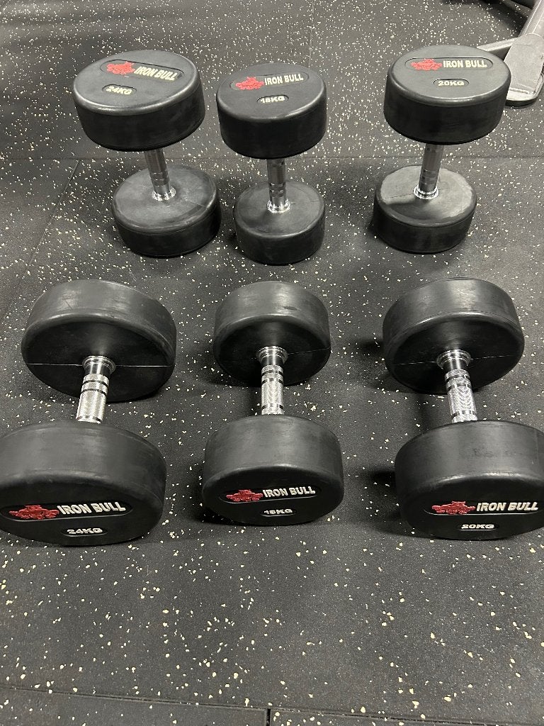 Iron bull Dumbells, Sport en Fitness, Ophalen, Zo goed als nieuw, Benen, Dumbbell