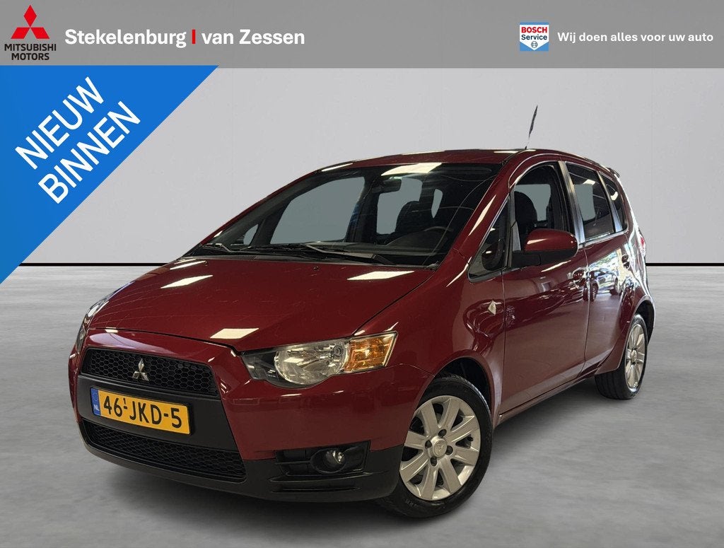 Mitsubishi Colt 1.3 Intro Edition 100% dealer onderhouden, Auto's, Mitsubishi, Stof, Gebruikt, 31 €/maand, Colt
