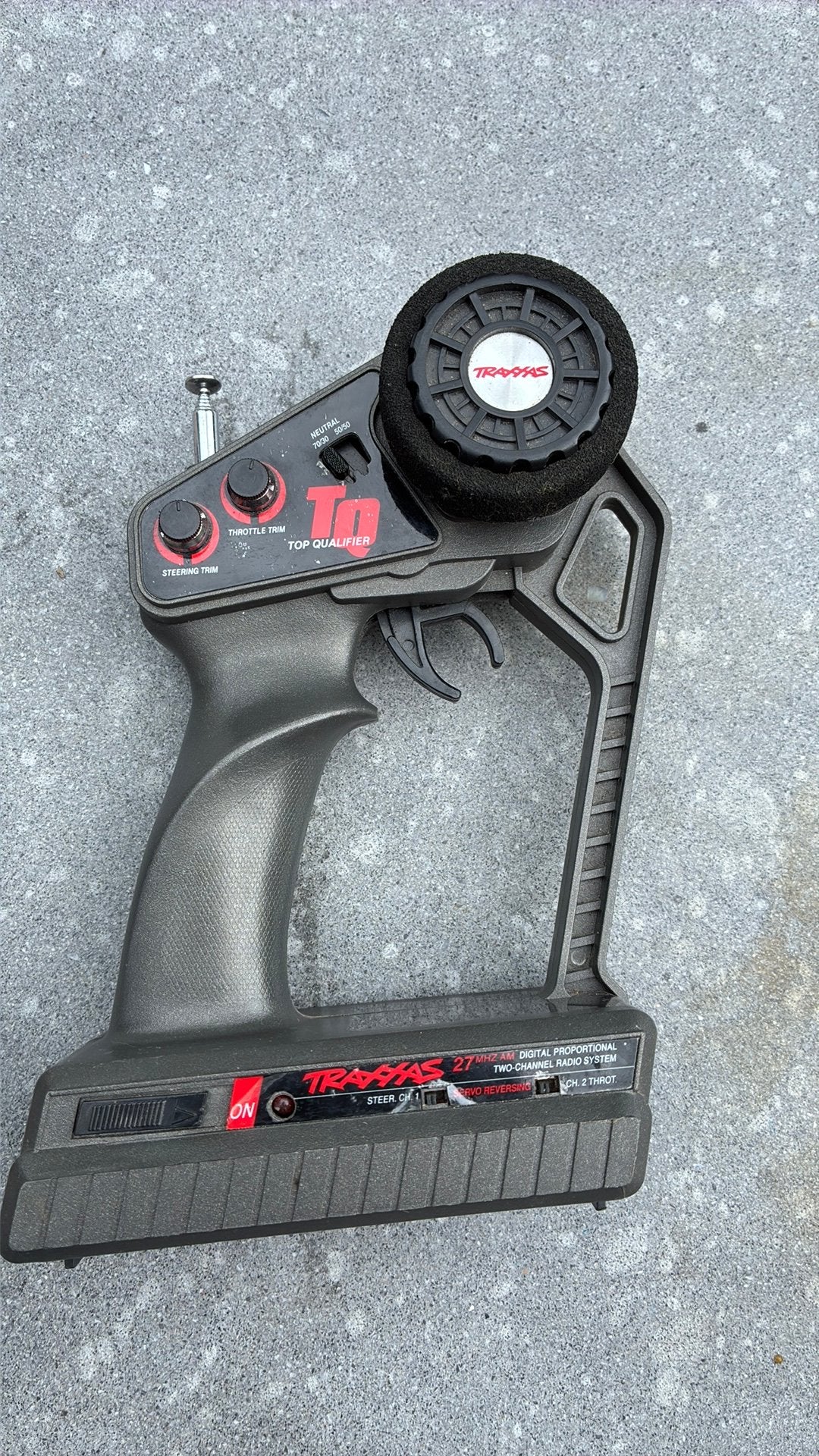 Complete Traxxas 27 MHz Zender & Ontvanger Set, Gebruikt, Schaal 1:10, Onderdeel, Overige typen