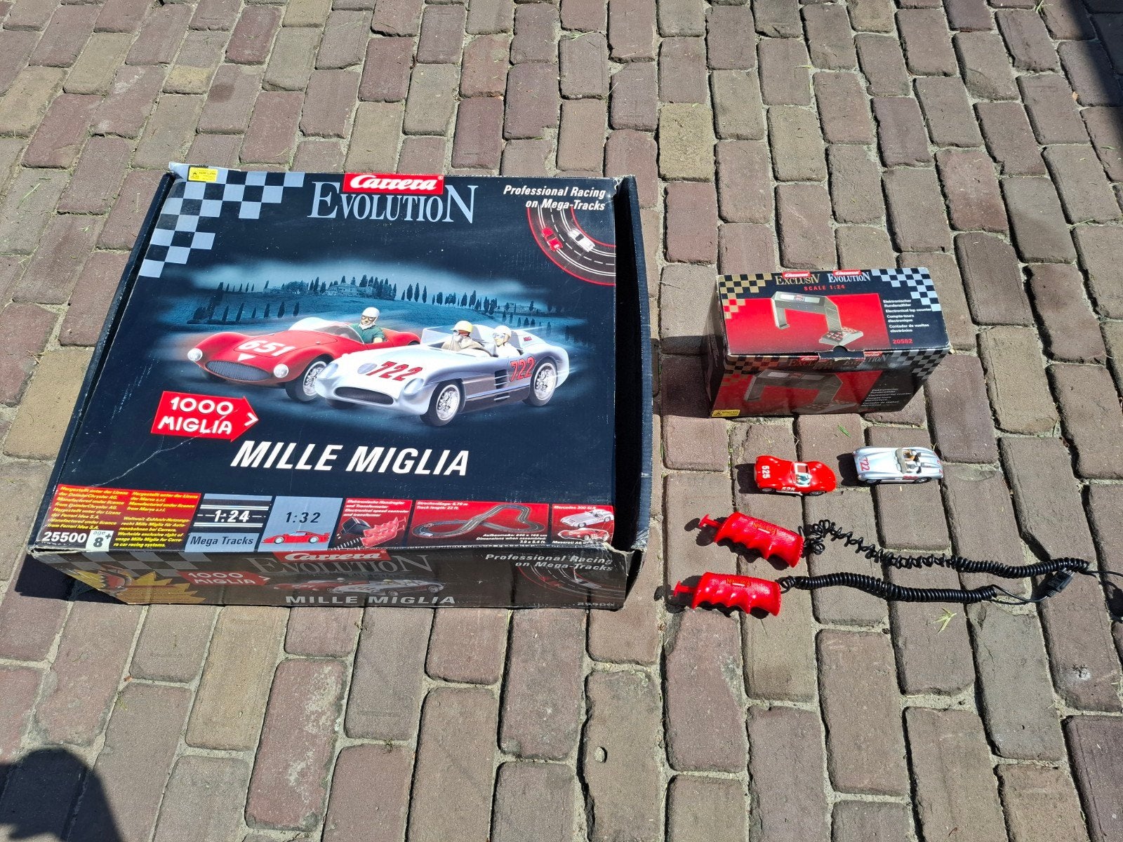 Carrera Evolution Mille Miglia Racebaan Set met Auto's, Carrera, Ophalen of Verzenden, Elektrisch, Racebaan