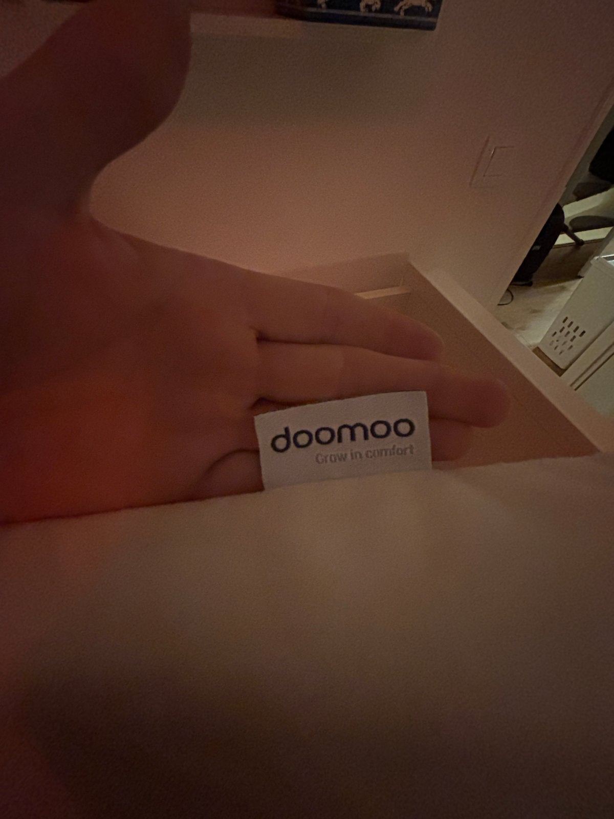 Doomoo anti-reflux kussen voor ledikantje, Ophalen of Verzenden, Zo goed als nieuw, Ledikant