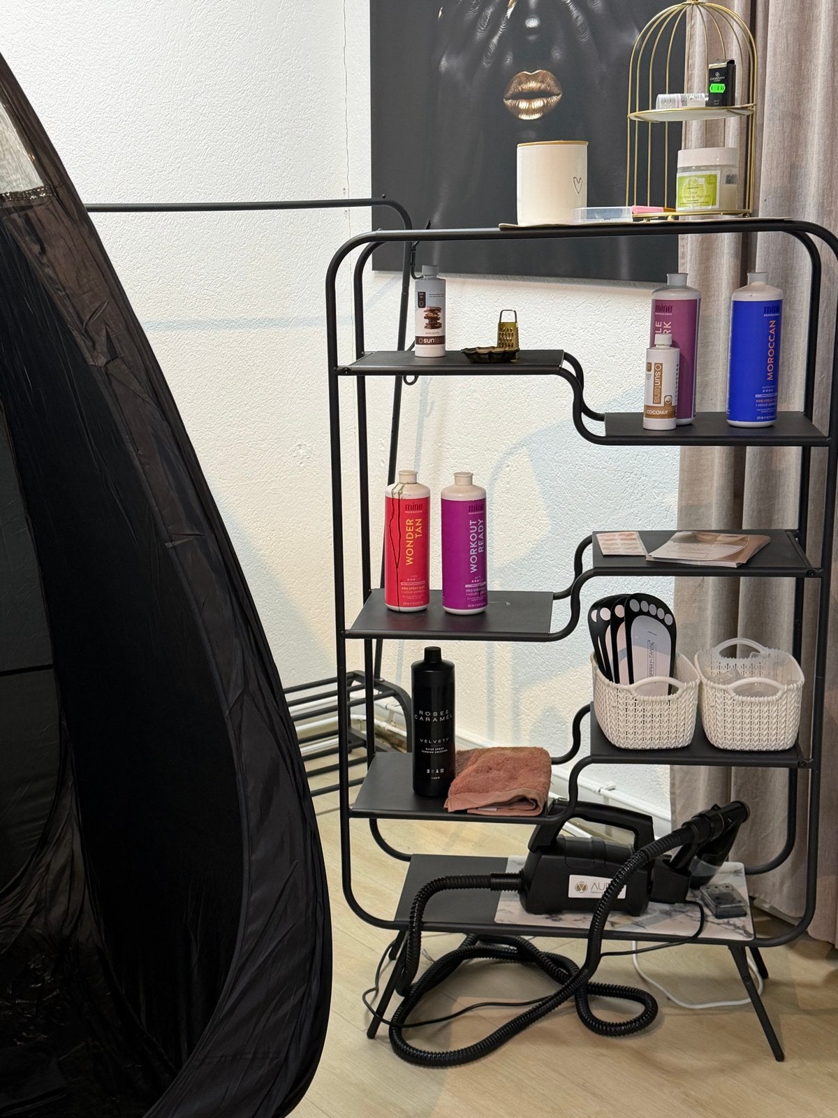 Spray tan machine met complete set benodigdheden, Sieraden, Tassen en Uiterlijk, Ophalen, Gebruikt, Overige typen