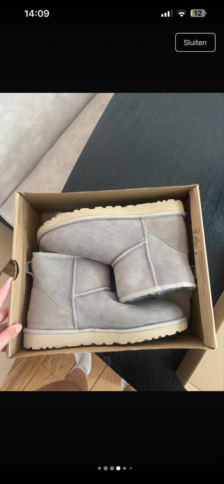 UGG Classic Mini II Laarzen - grijs maat 41, UGG, Lage of Enkellaarzen, Nieuw, Ophalen of Verzenden